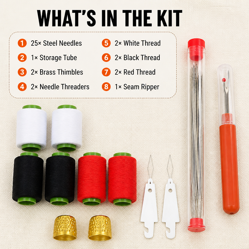 StitchMastery™ — Repair Buttons, Hems, and Split Seams in Less Than Two Minutes