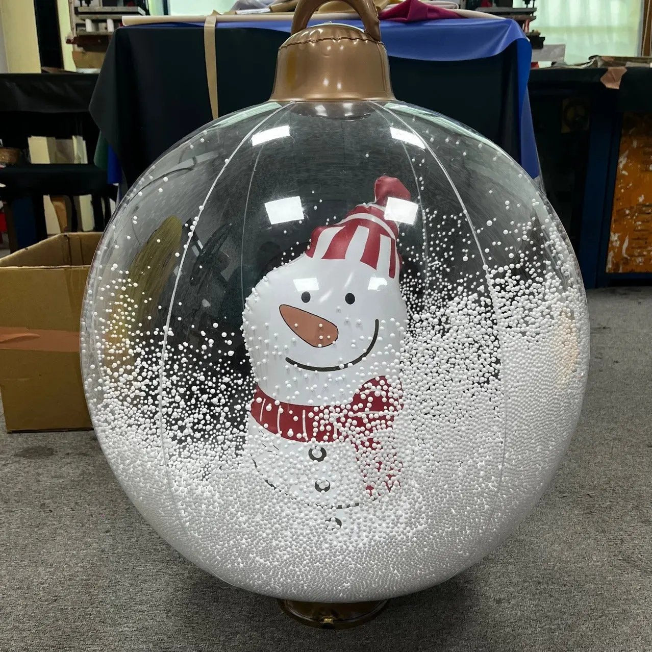 Inflatable Holiday Ball with Light — Controlled Remotely via Remote Control