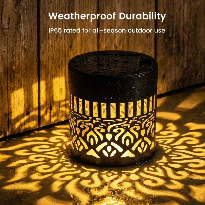 Garden Solar Projector with Automatic Sensor for Mandala Patterns