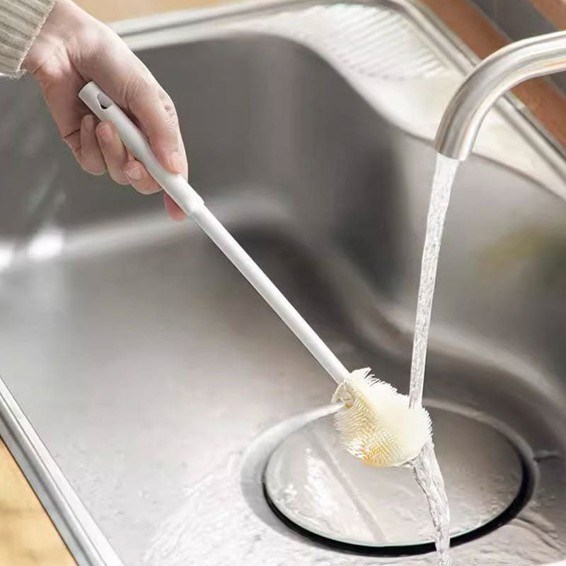Cleaning Brush | Long Handle | Gentle Bristles | CupClean