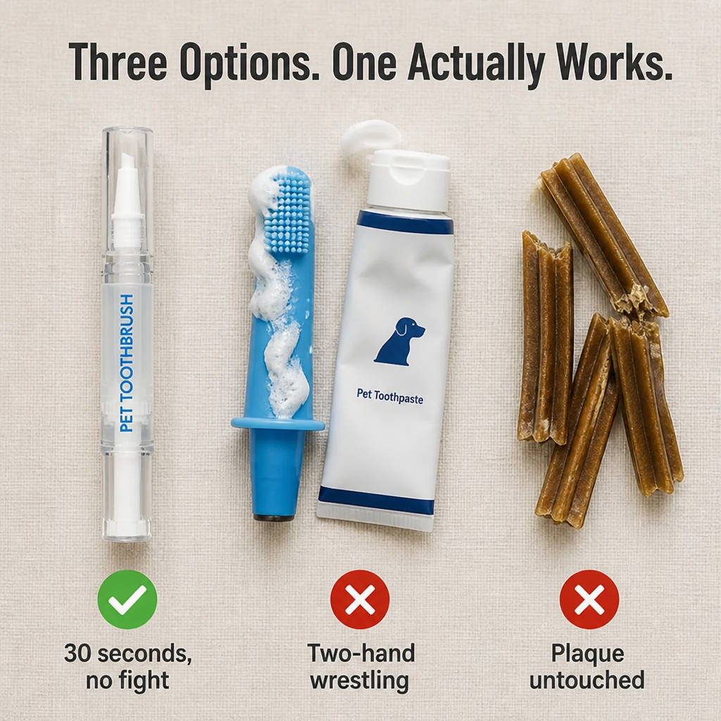 SmilePaw™ — Stop the Brushing Struggle and Remove Tartar in 30 Seconds a Day