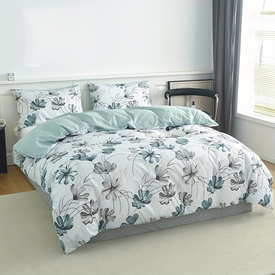 Blossom Haven – 3-Piece Floral Bedding Collection