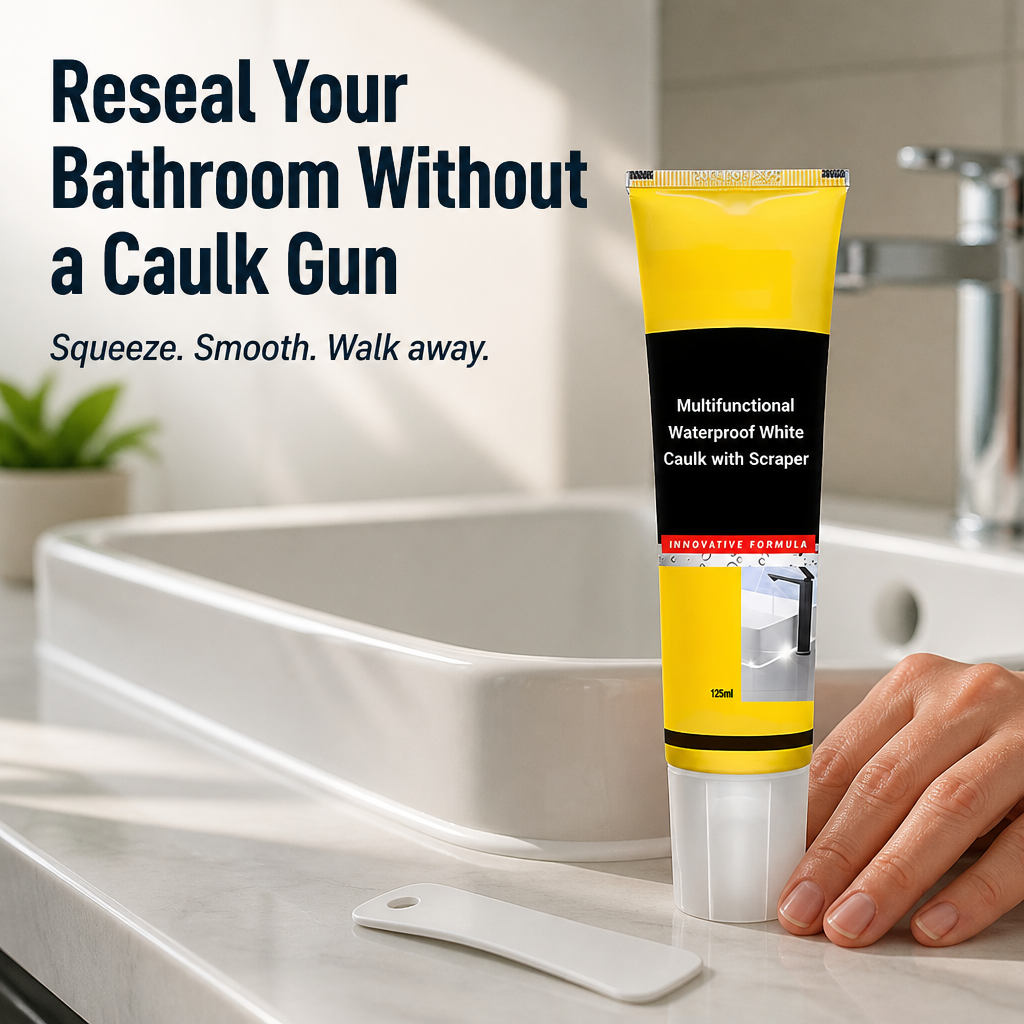 AquaShield™ — Reseal Kitchen and Bathroom Edges Without Using a Caulk Gun
