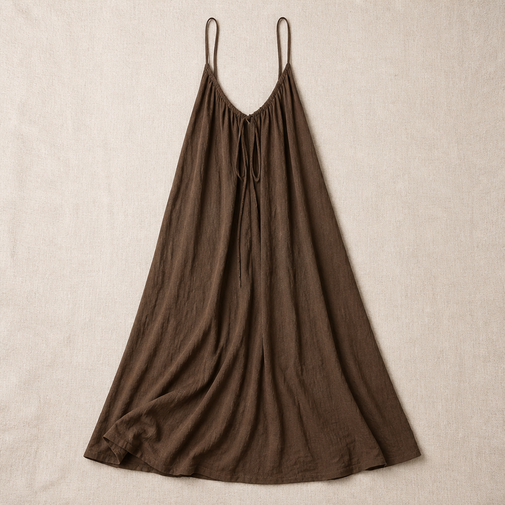 SilkenAura™ – Flowy Soft-Stretch Dress with a Second-Skin Feel