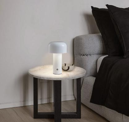 Wireless Dimmable LED Battery Table Lamp LeonieDeko - Contemporary style | Living room | Reading lamp | Bedside table lamp