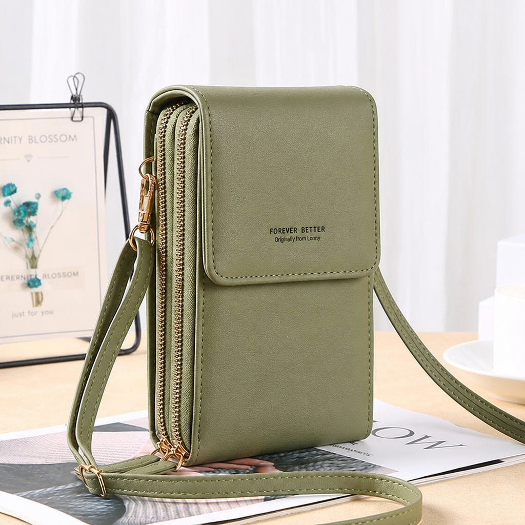 VividGuard™ – Touch-Free Crossbody Phone Bag with RFID Shielding