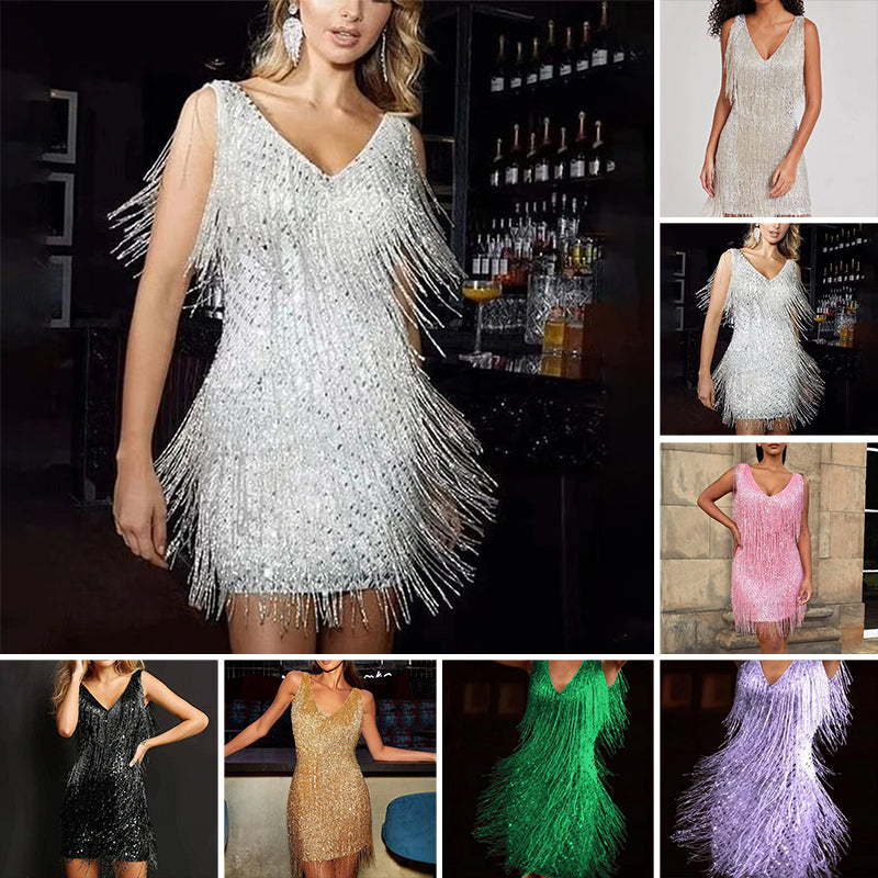 VirellaVibe™ Tassel Dress — Unleash Irresistible Confidence and Turn Every Head Instantly