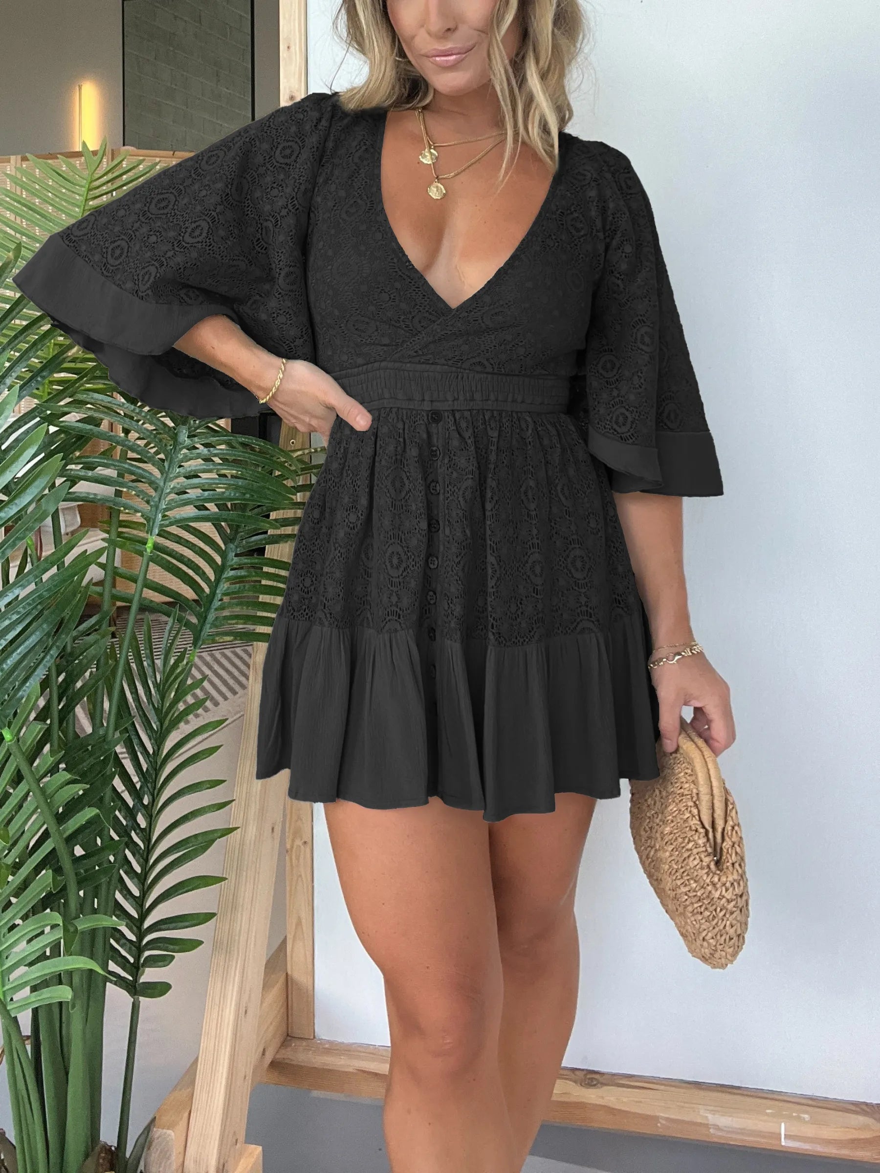 LunaViva™ Crochet Romper — Feel Unstoppable Comfort and Turn Heads Effortlessly All Summer