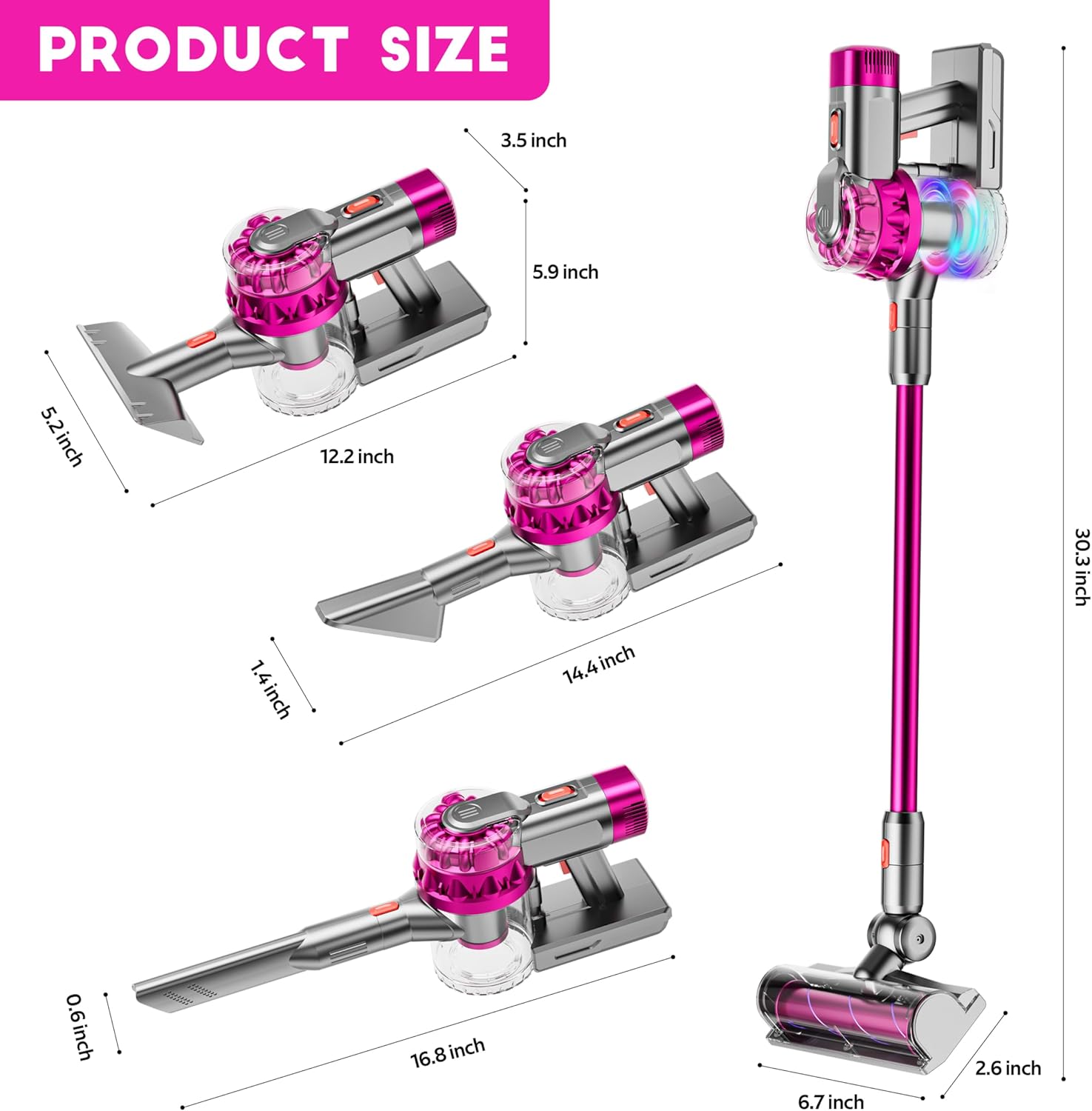 Multi-Function Kids Cleaning Vacuum with Realistic Action