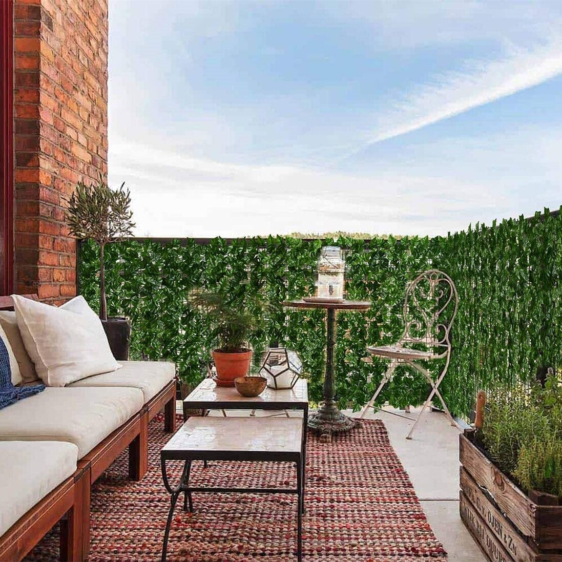 Artificial Leaf Privacy Fence | UV Resistant and Weatherproof | Customizable | LeafShield