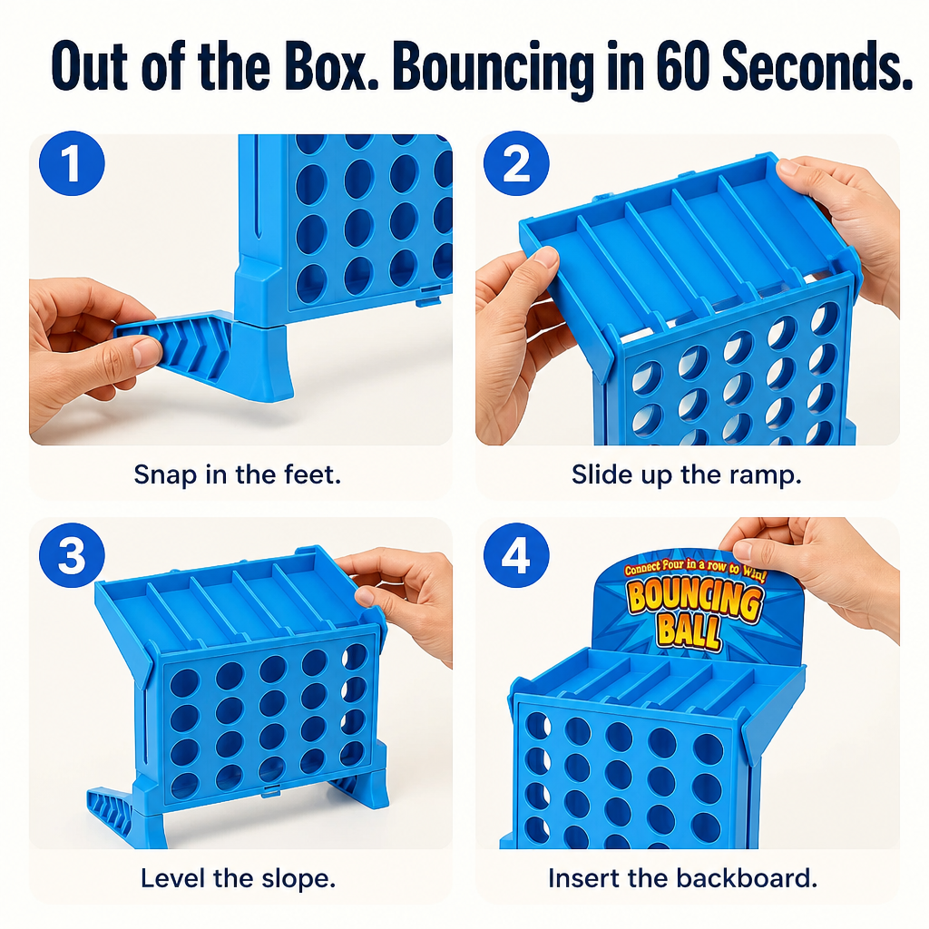 AimVenture™ — Bounce-Shoot Connect 4 That Pulls Kids Away from Screens and Sparks Loud Laughter