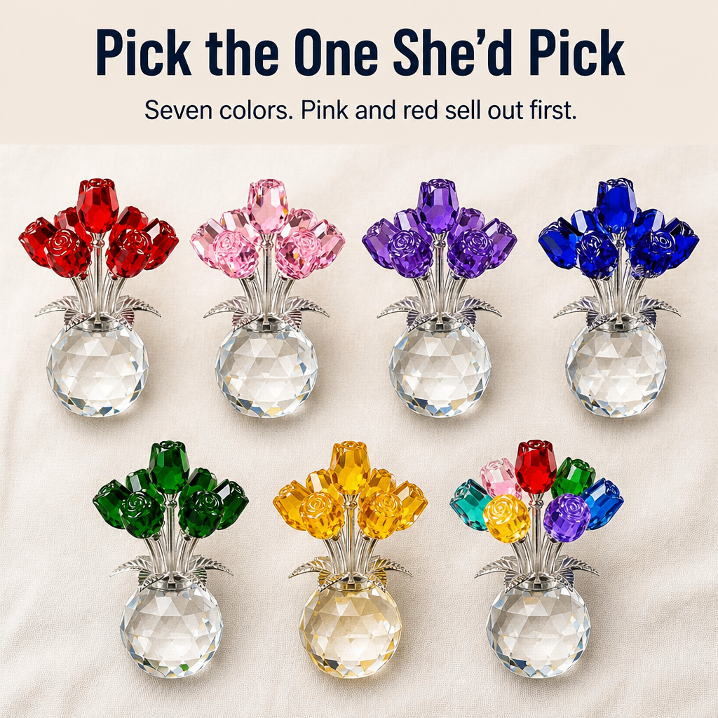 LuminRose™ — Delight Her With Hand-Cut Roses That Last Forever