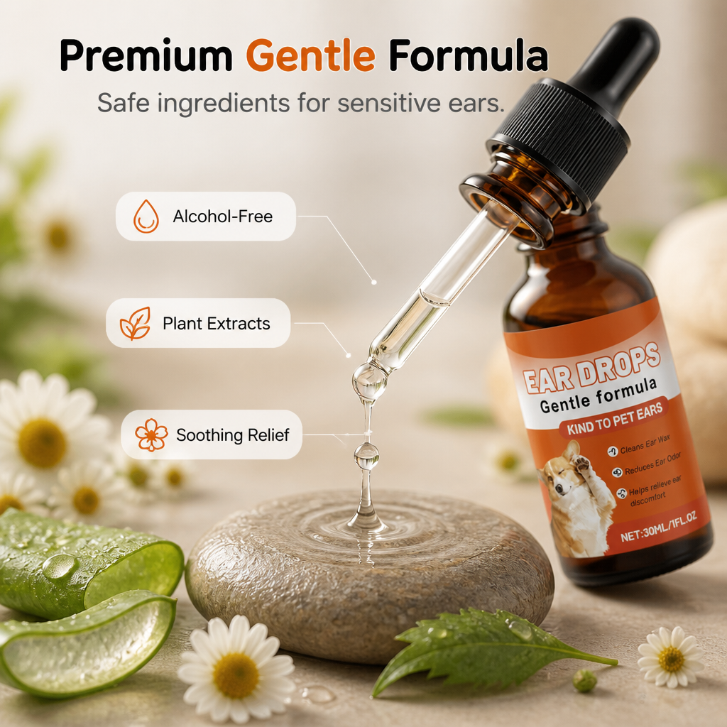 Vetara™ Ear Drops — Calm Your Dog’s Ears Fast and Banish Stubborn Odor for Good