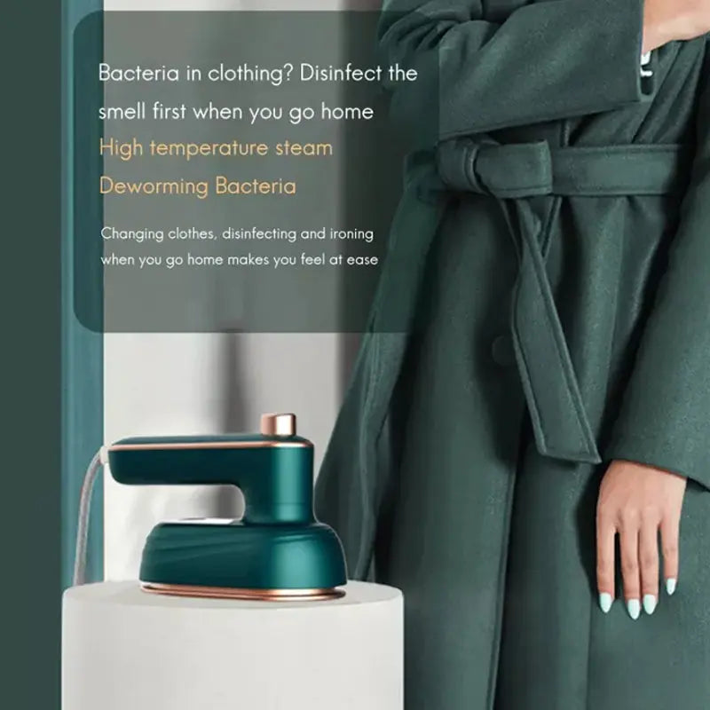 SleekSteam™ — Instant Wrinkle Erasing Freshness Wherever You Go