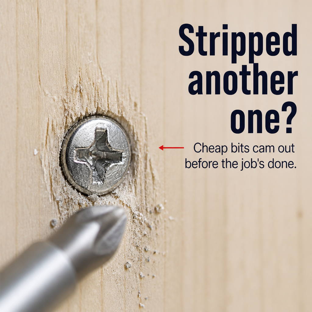 TitanBit Pro™ — Power Through Stripped Screws Without Bit Slips or Breakage