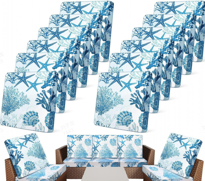 SlipTide™ Stretch Patio Sofa Cushion Covers — Wrap Your Cushions in Flawless Fit and Spill-Proof Ease