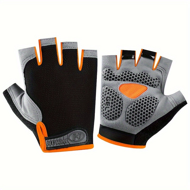 Versatile Outdoor Half Finger Gloves for Active Adventures