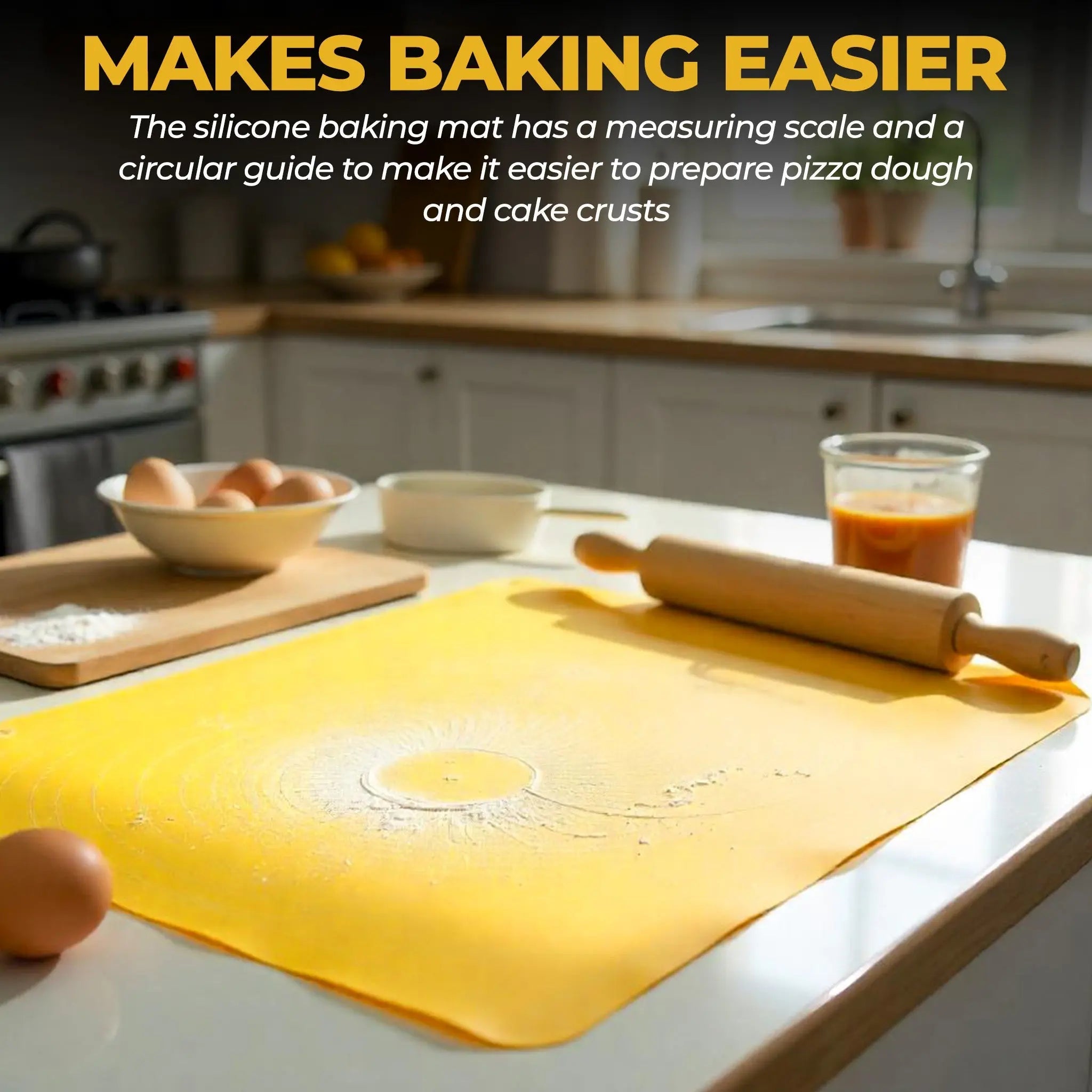 LuxiMat™ — Transform Your Kitchen into a Clean, Stress-Free Baking Haven