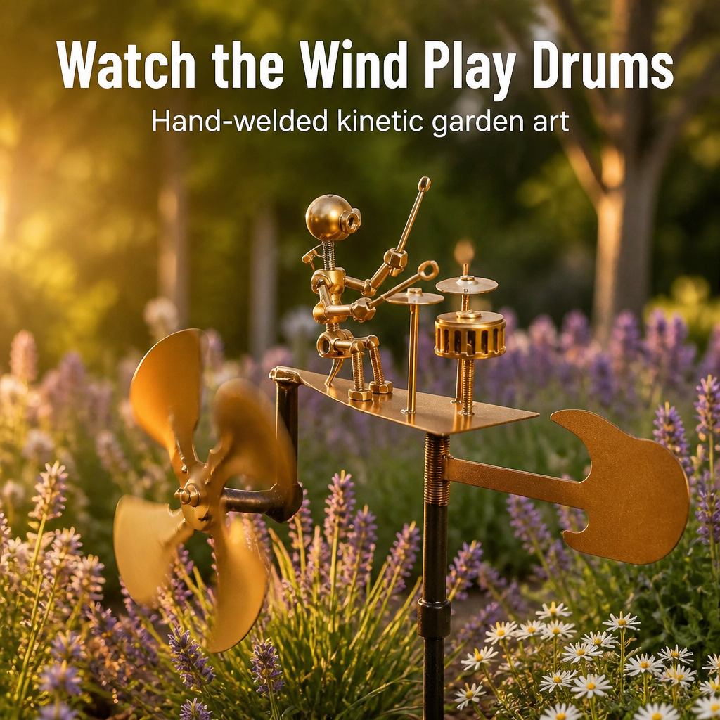 PulseDrum™ — Transform Your Yard into a Captivating Breeze-Powered Rock Show