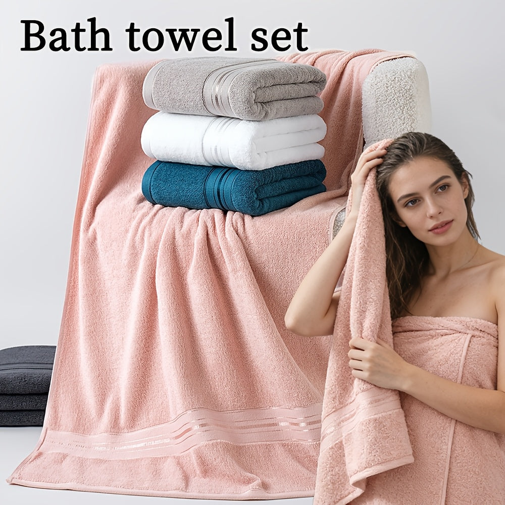 Luxurious Quick-Dry Cotton Towel Set for Everyday Elegance