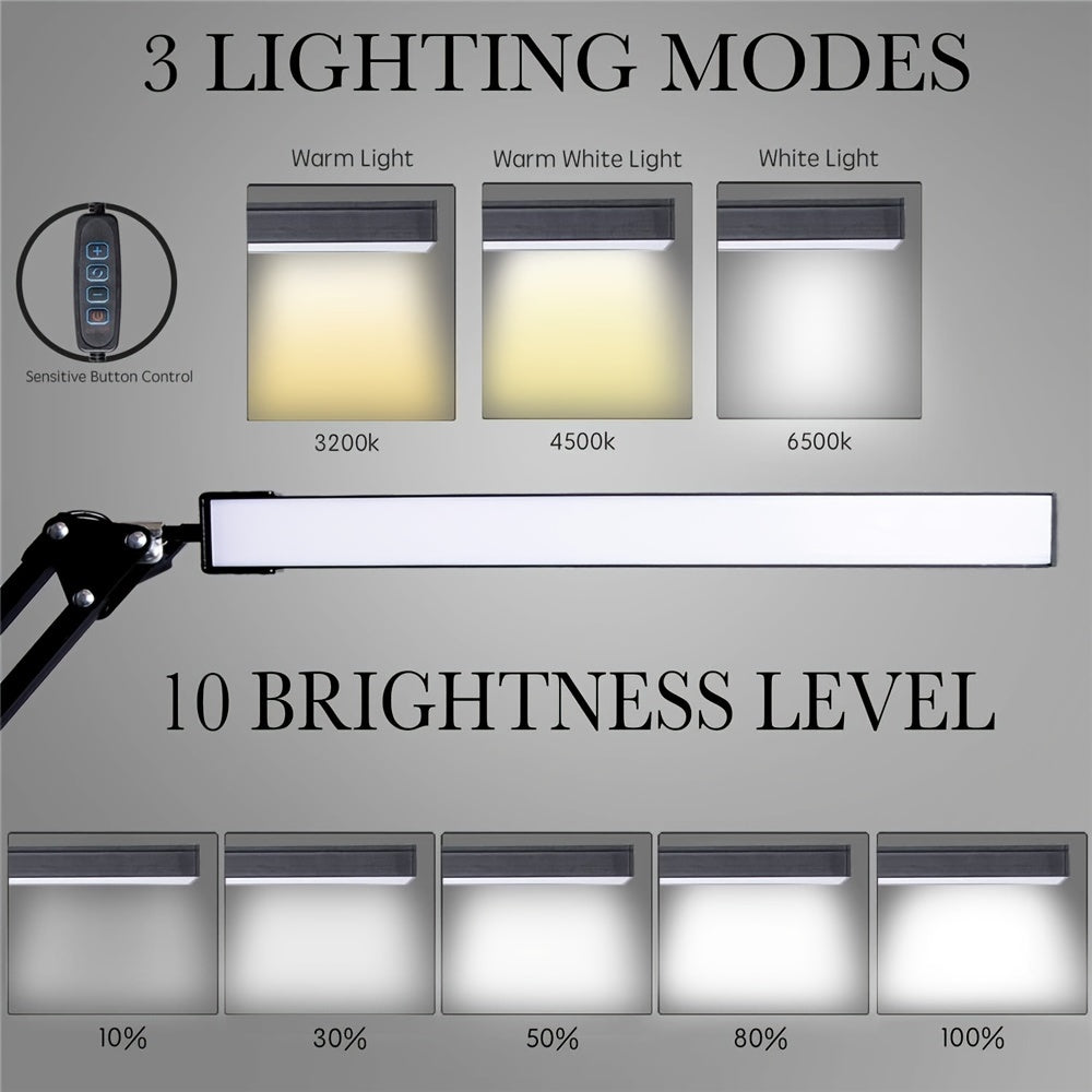 LumiClarity – Versatile Adjustable LED Desk Light