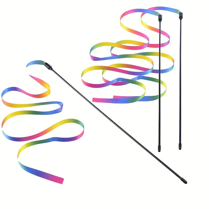 WhiskerWand - Colorful Teaser Stick for Playful Cats