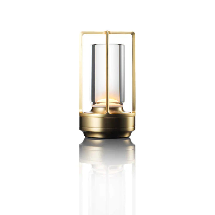 Lumiere Lantern Cordless Crystal Desk Lamp