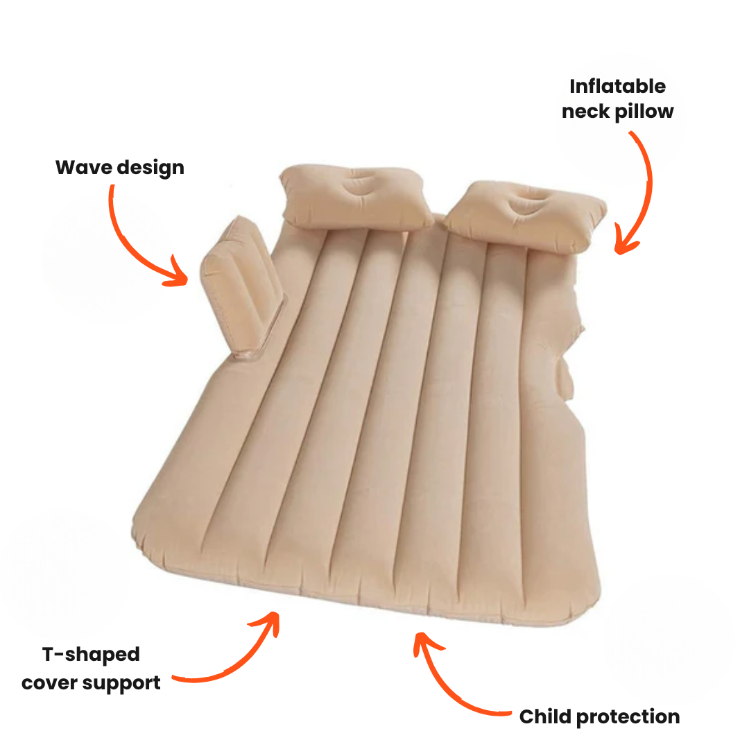 Ultimate Travel Bed – Inflatable Backseat Mattress for Comfort
