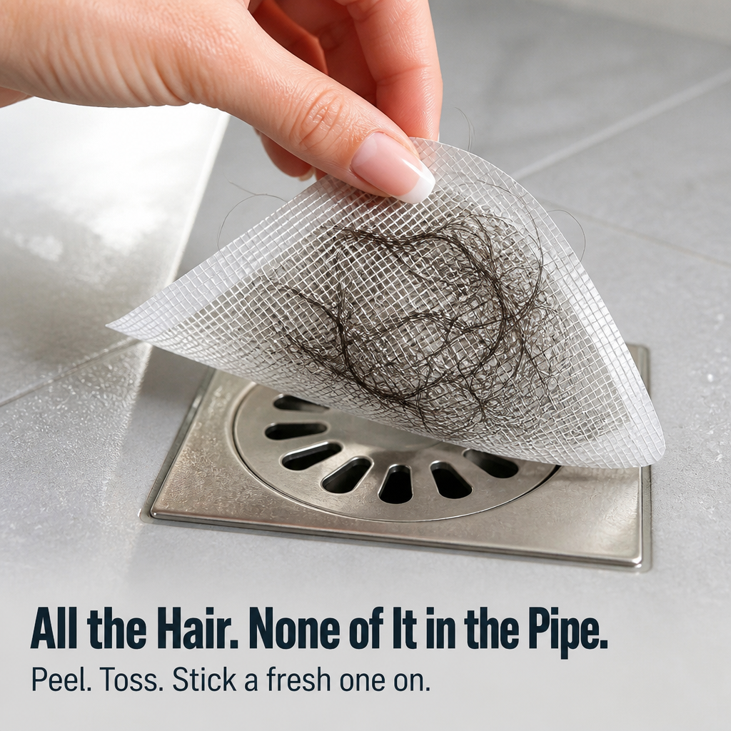DrainGuard™ — Prevent Hair Blockages Before They Ruin Your Shower Drain