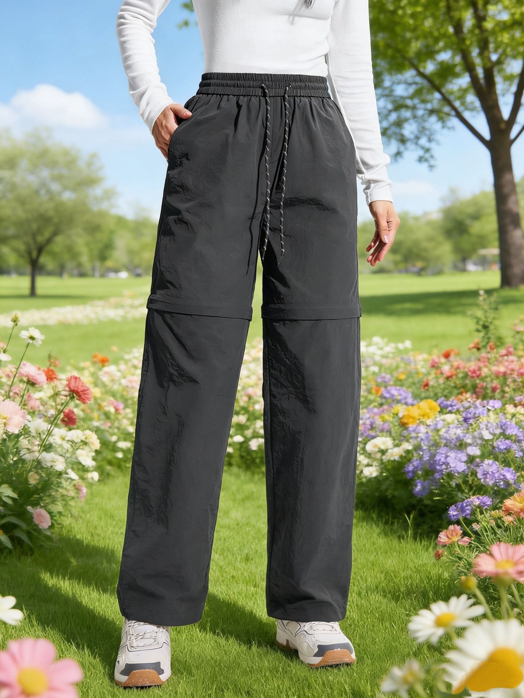 Convertible Outdoor Hiking Trousers for Adventure Activities