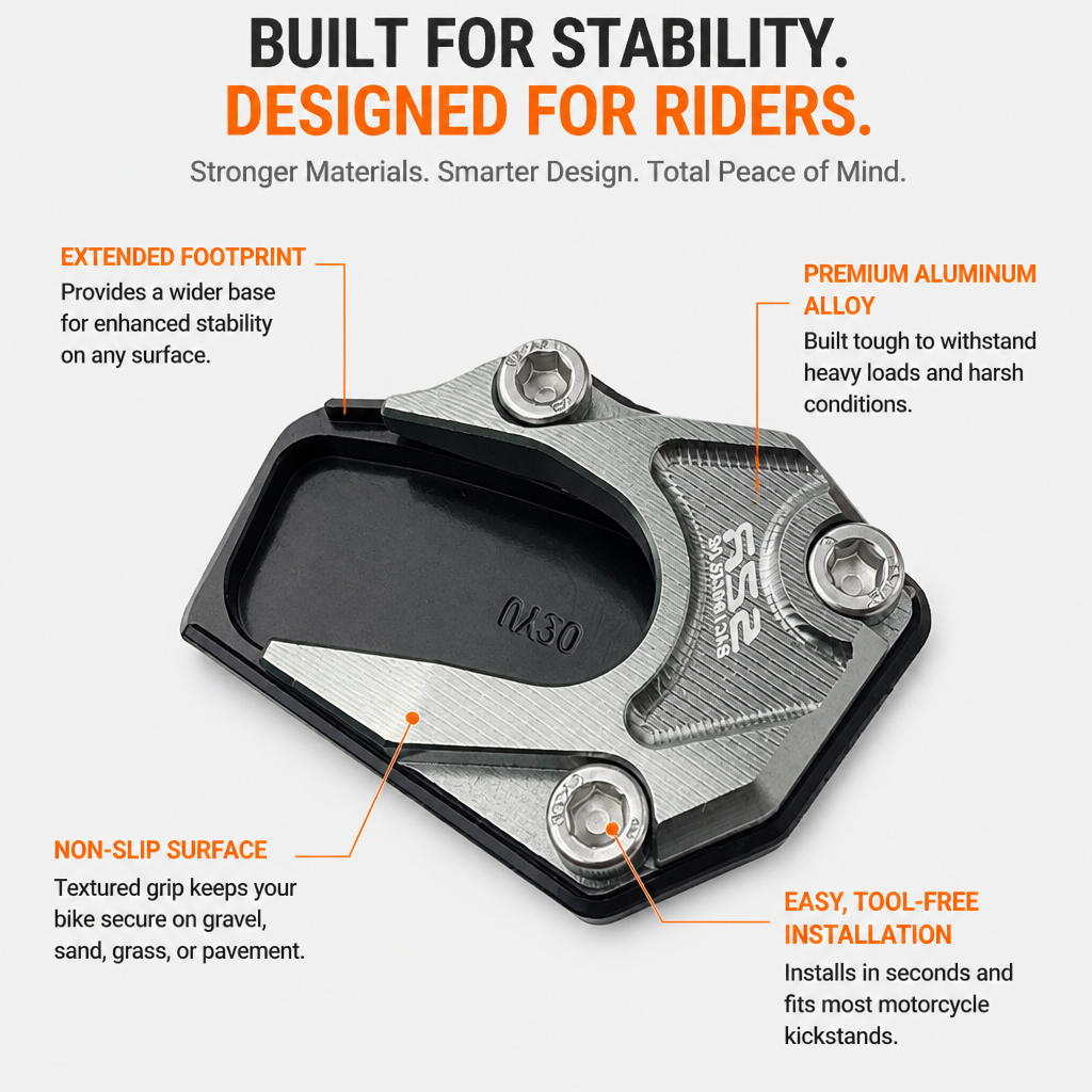 GripGuard™ — Lock Your Bike Firm and Fearless on Any Surface