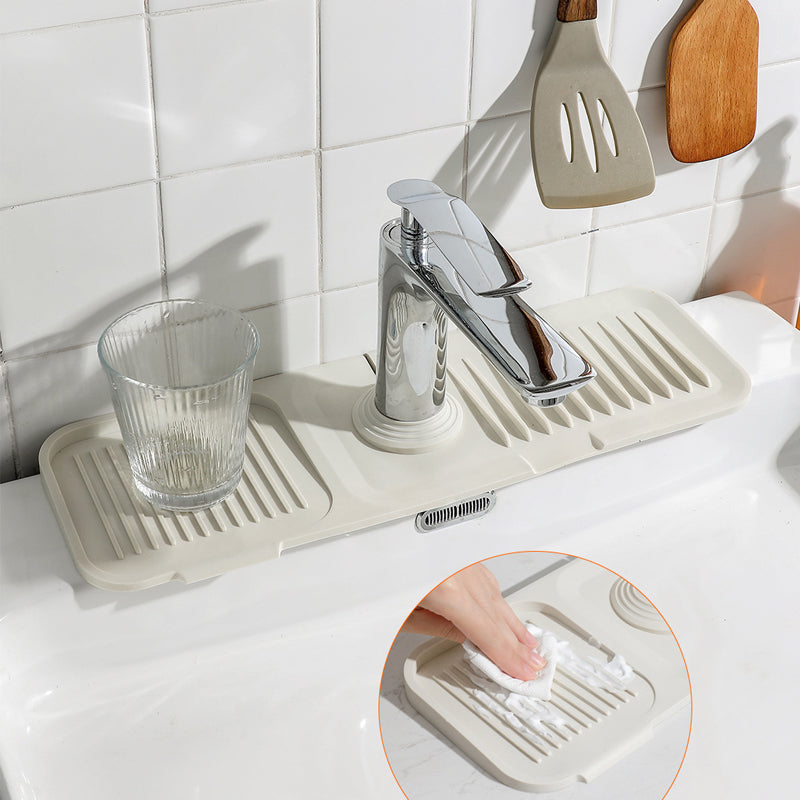 Faucet Mat™ — Keep Every Drop from Ruining Your Surfaces Forever