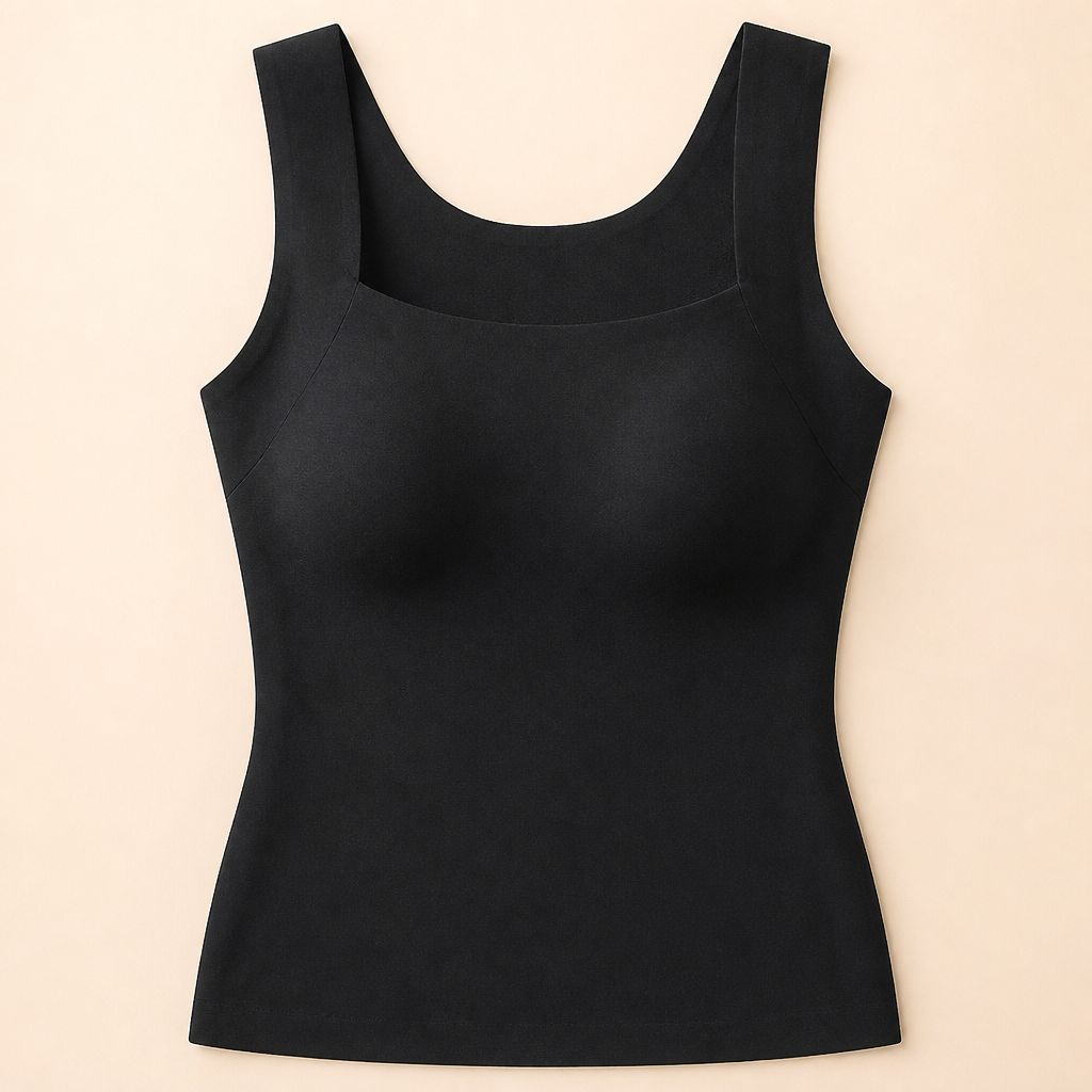 EmberaFit™ – Seamless Shaping Tank Featuring Built-In Shelf Bra