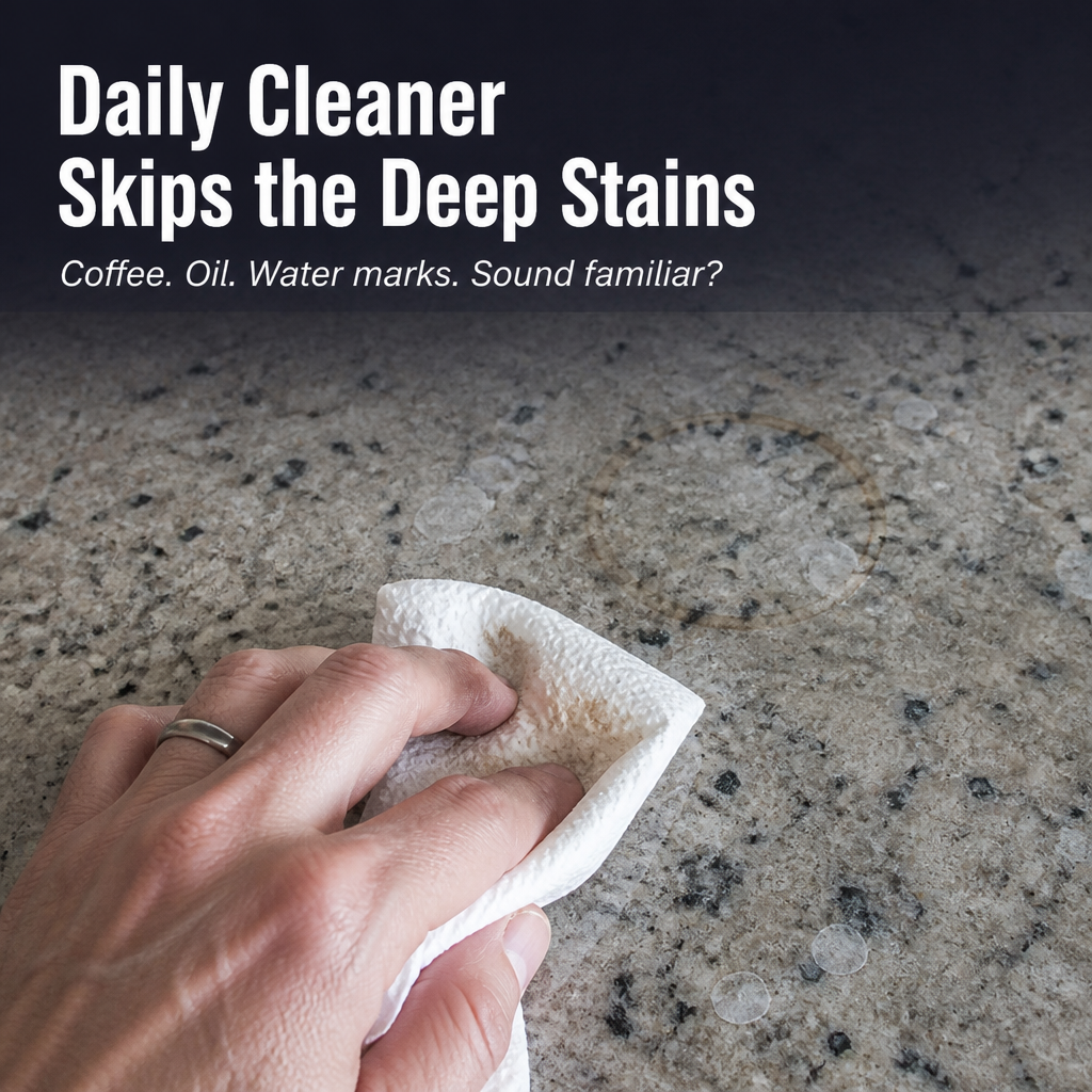 CrystalSure™ — Remove Years of Stains and Lock in Stone Shine Fast