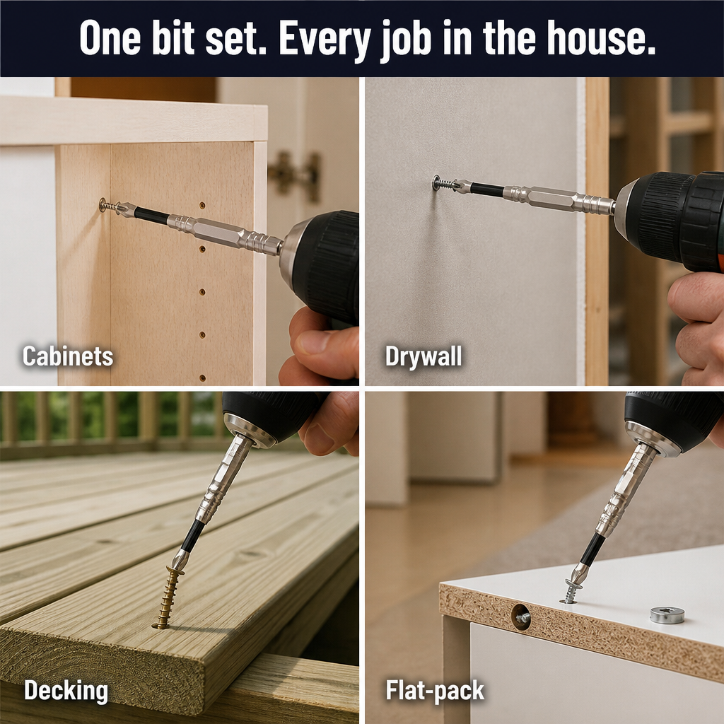 TitanBit Pro™ — Power Through Stripped Screws Without Bit Slips or Breakage