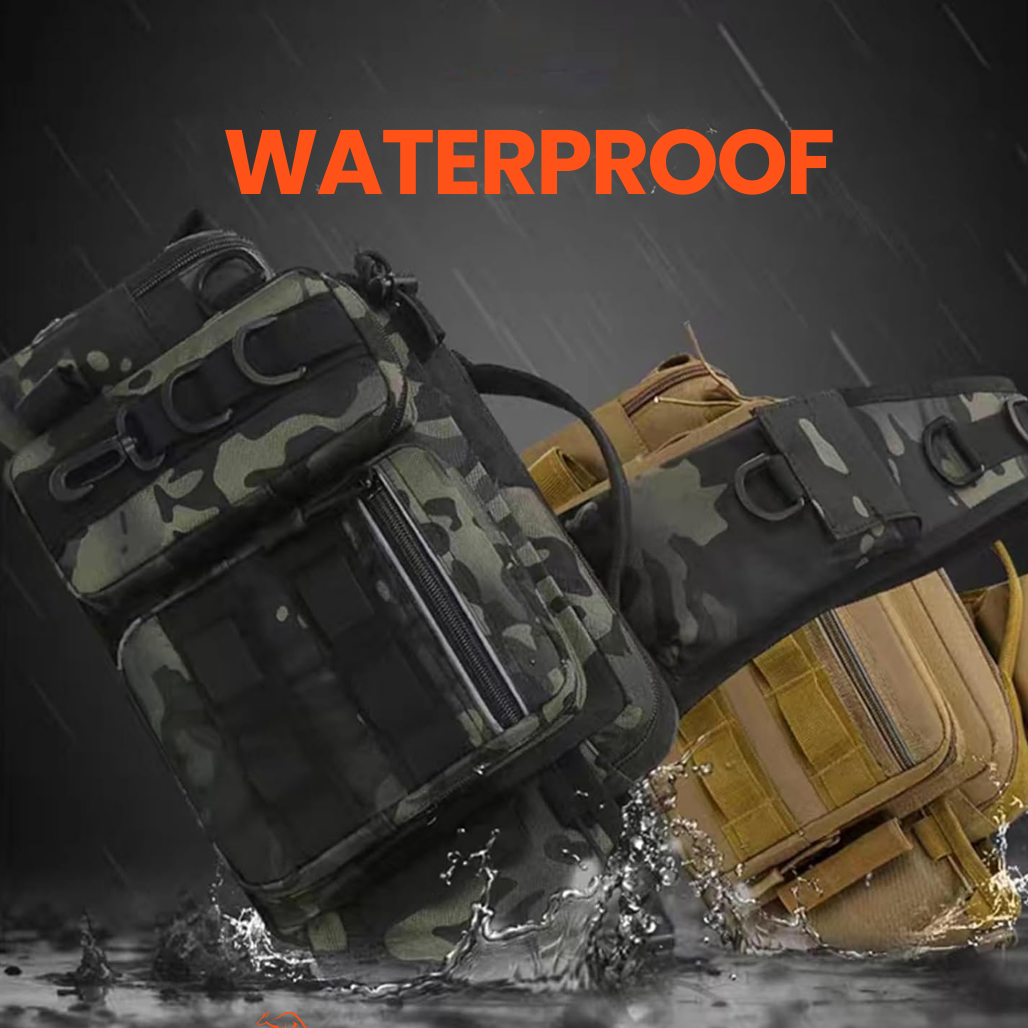All-Weather Fishing Backpack with Versatile Storage Solutions