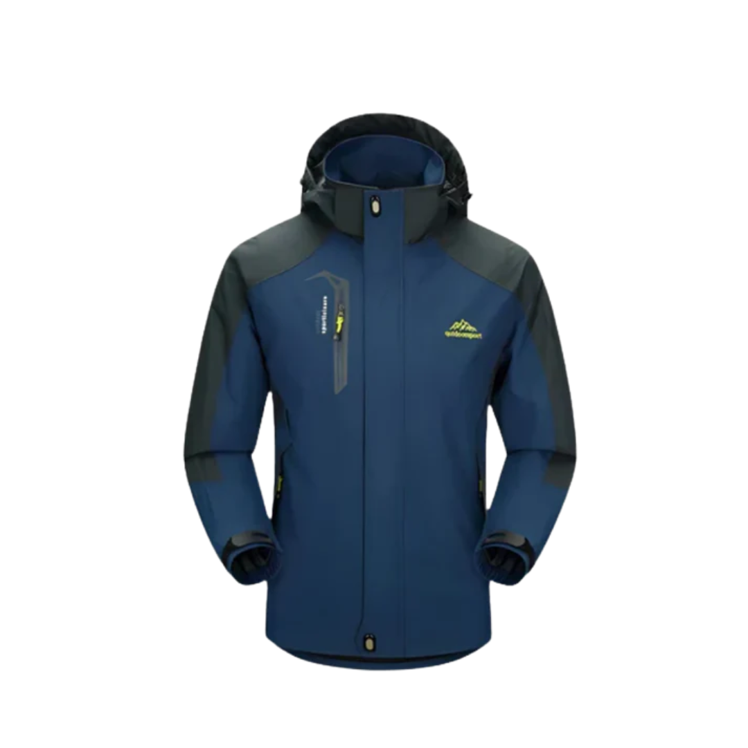 Men's Lightweight Waterproof Adventure Jacket - Wind Resistant