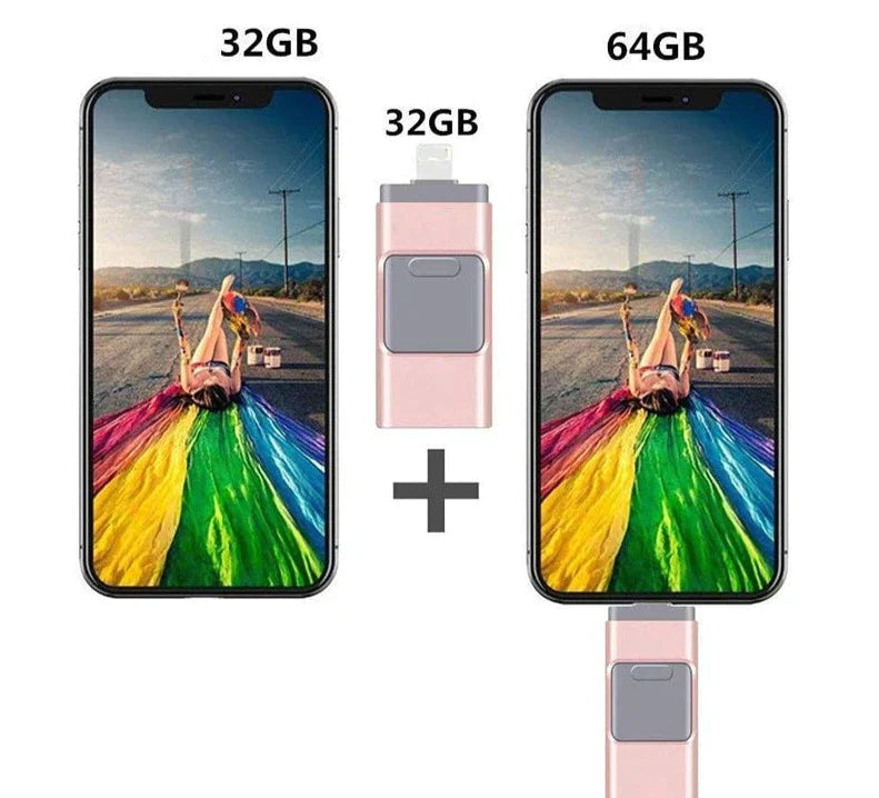 Flash Drive USB | Smartphone Multi-Port Storage | MemoryGo