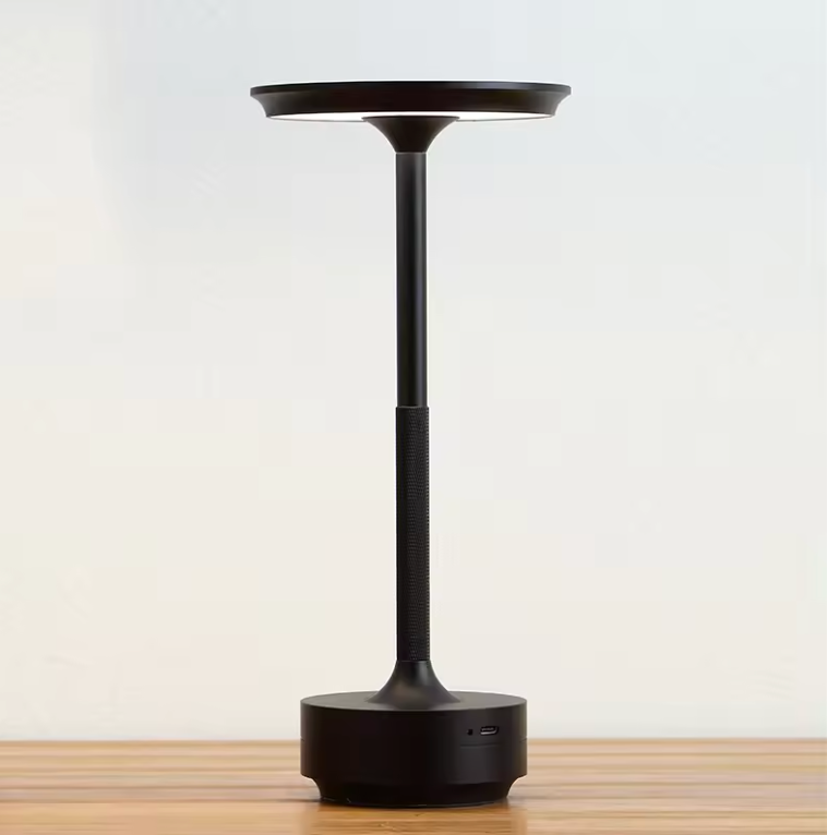 Wireless LED Desk Lamp with Touch Dimmer – Aluminum Build, IP44 Rated