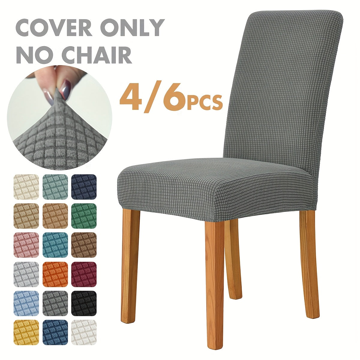 Chic Velvet Stretch Chair Covers for Effortless Style