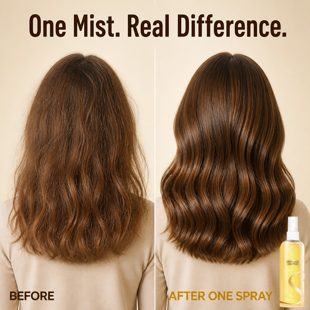 SilkBloom™ — Spray On Smooth, Frizz-Free Hair with All-Day Salon Scent