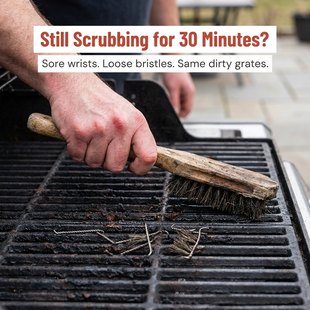 TurboGrillPro™ — Whirl Away Stubborn Grease Fast, Zero Scrubbing Needed