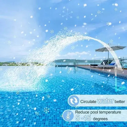 RadiantGlow™ — Turn Your Pool Into a Mesmerizing Oasis of Cool Mist and Magical Light