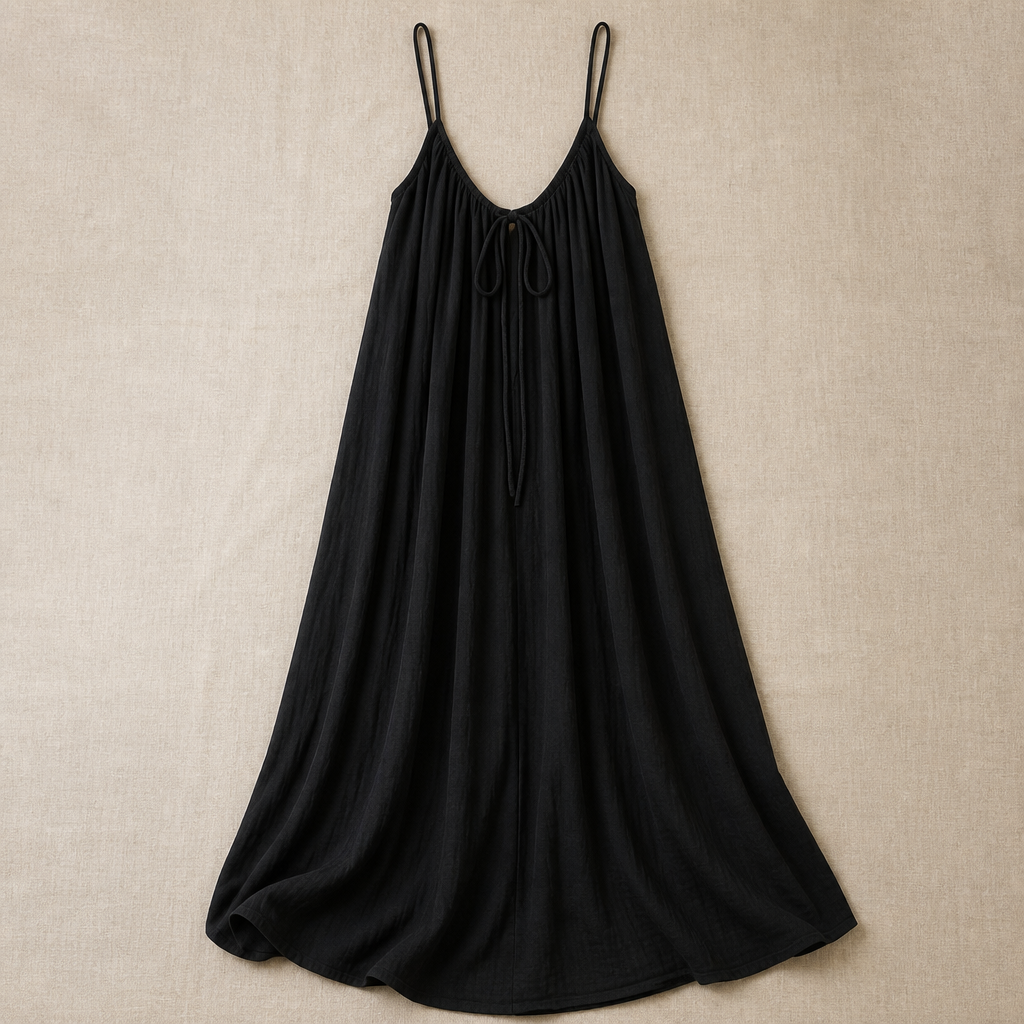 SilkenAura™ – Flowy Soft-Stretch Dress with a Second-Skin Feel