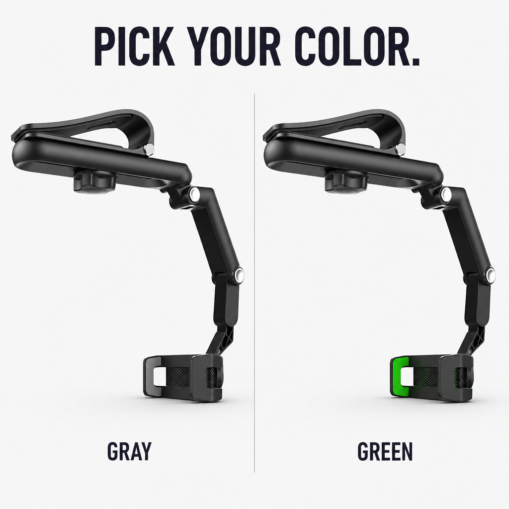 GripLock™ — Attach Your Phone to the Sun Visor for Eye-Level GPS