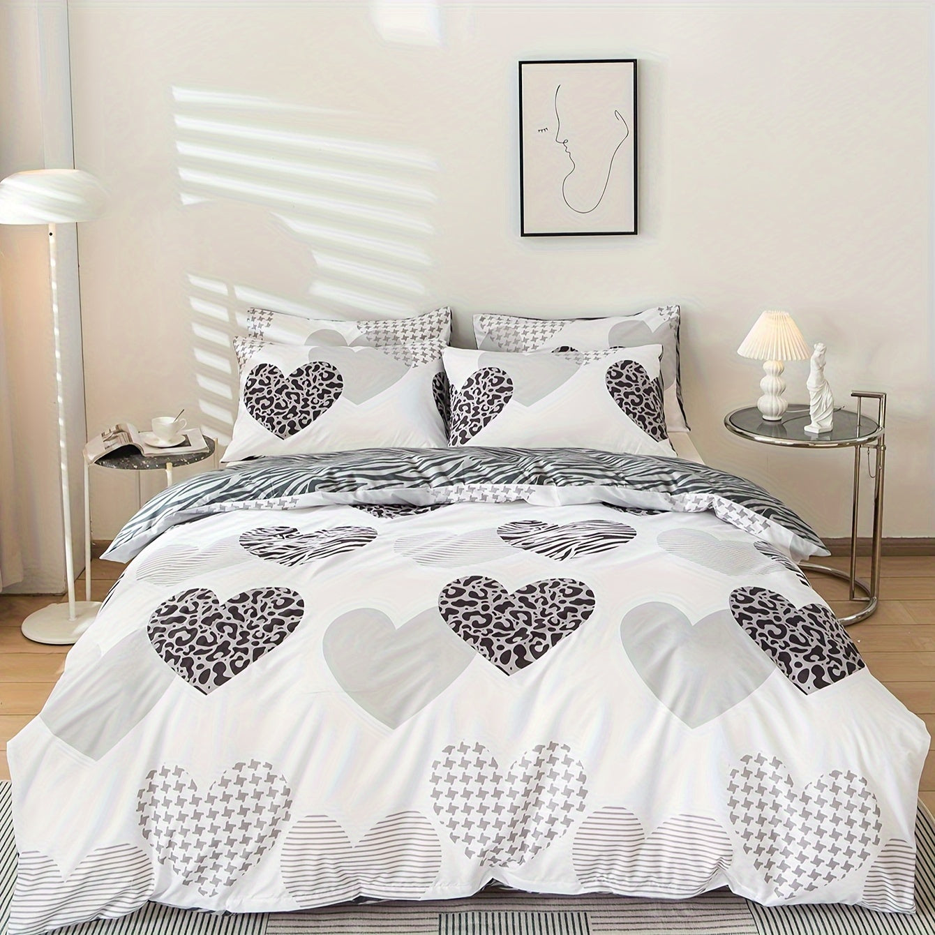 Colorful 3-Piece Duvet Cover Set for a Lively Bedroom