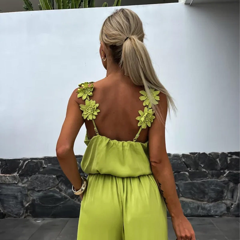 LumaLuxe™ Jumpsuit — Step Into Feather-Light Coolness and All-Day Stunning Confidence