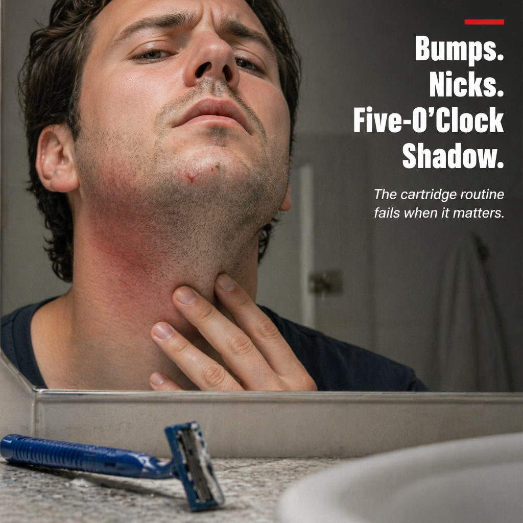 TitanGlide™ — Achieve a Precise, Skin-Friendly Shave That Fits in Your Pocket