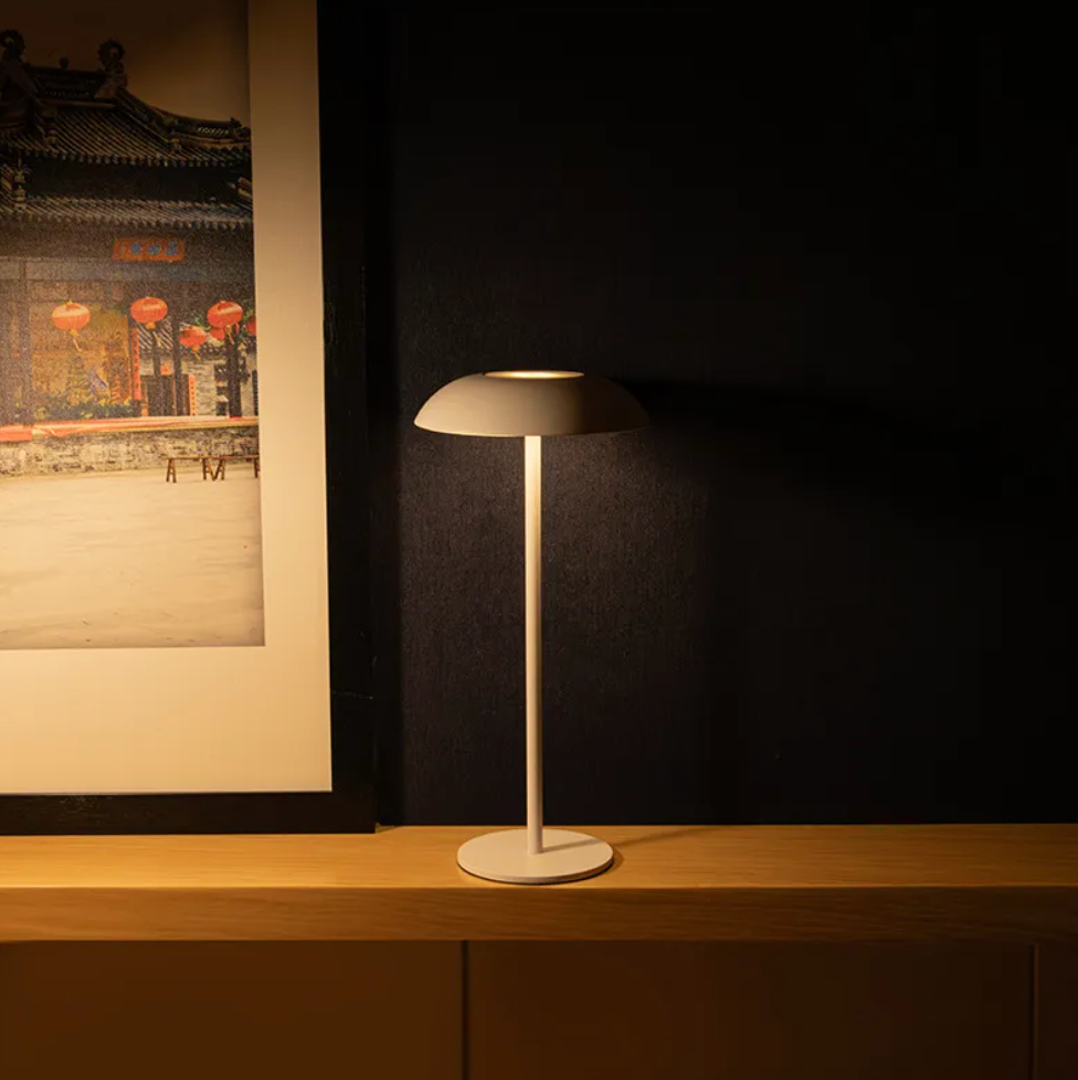 Wireless Modern LED Table Lamp JamieGlow - Touch Dimmable | USB Powered | Bedside Lamp | Living Room