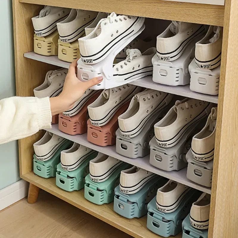 Shoe Storage Organizer | Space-Saving Design | Adjustable Shoe Rack | ShoeMate